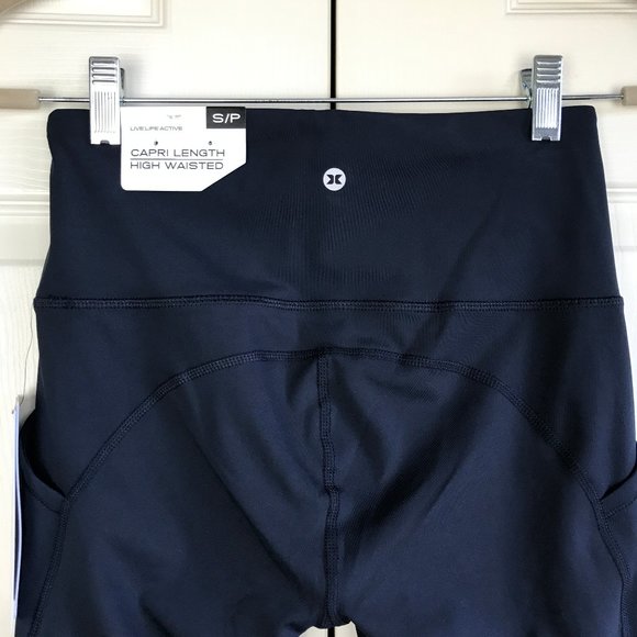 RBX Active Squat Proof High Waist Capri Legging S - Picture 10 of 14